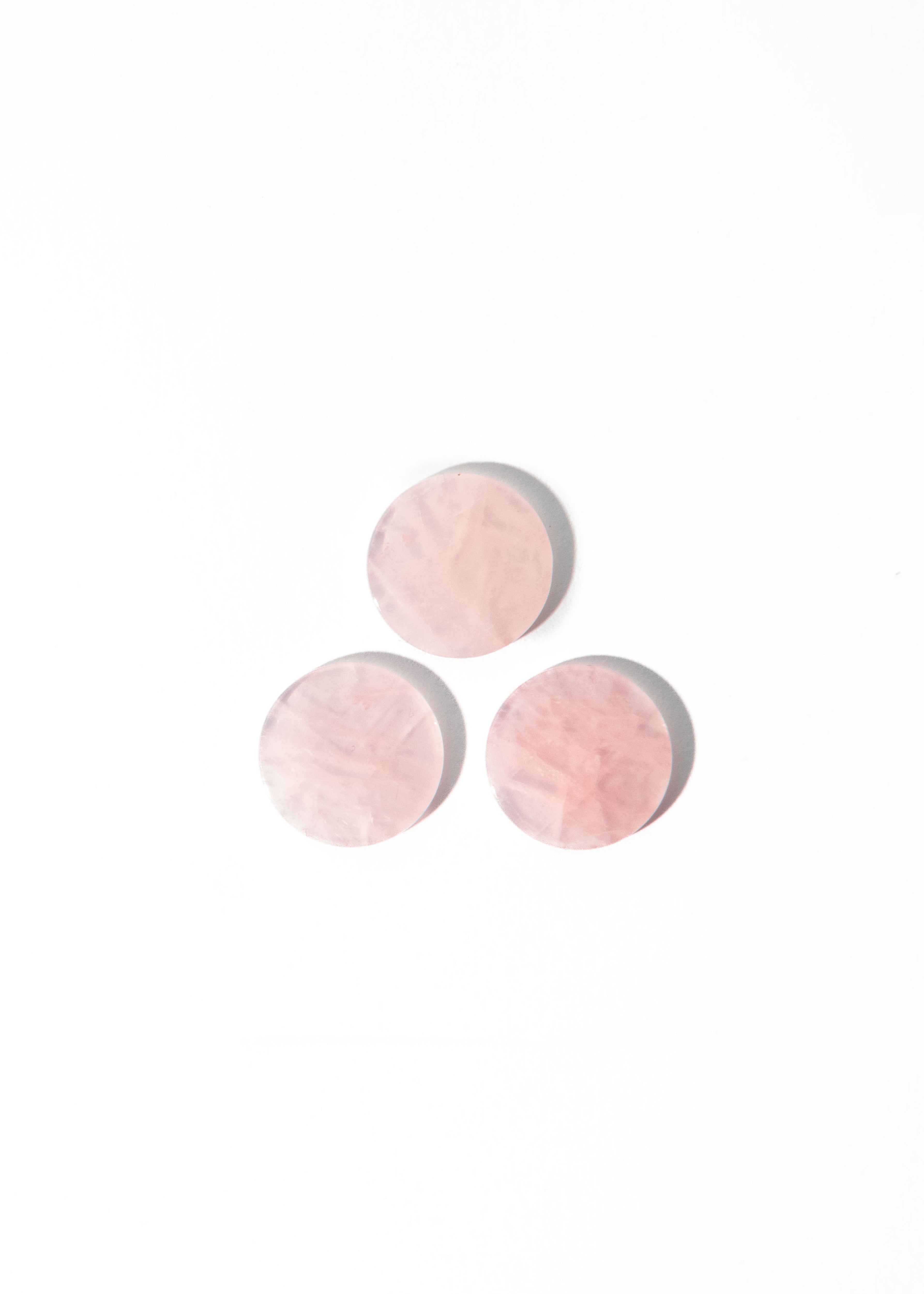 Rose Quartz Crystalette Bra & 3 Rose Quartz Stones