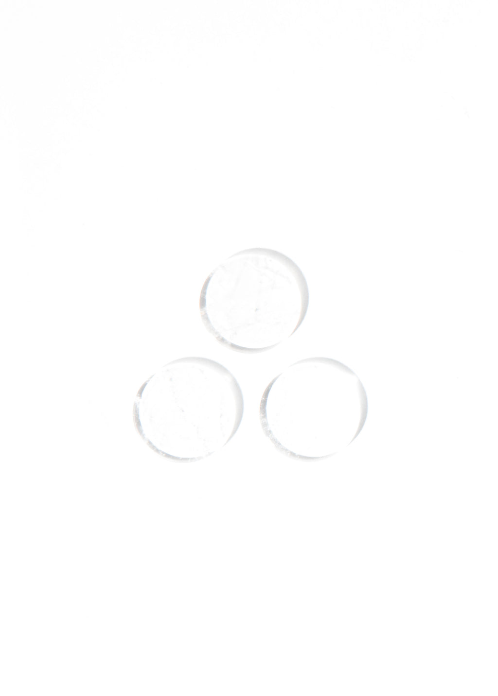 Clear Quartz Crystalette Bra & 3 Clear Quartz Stones
