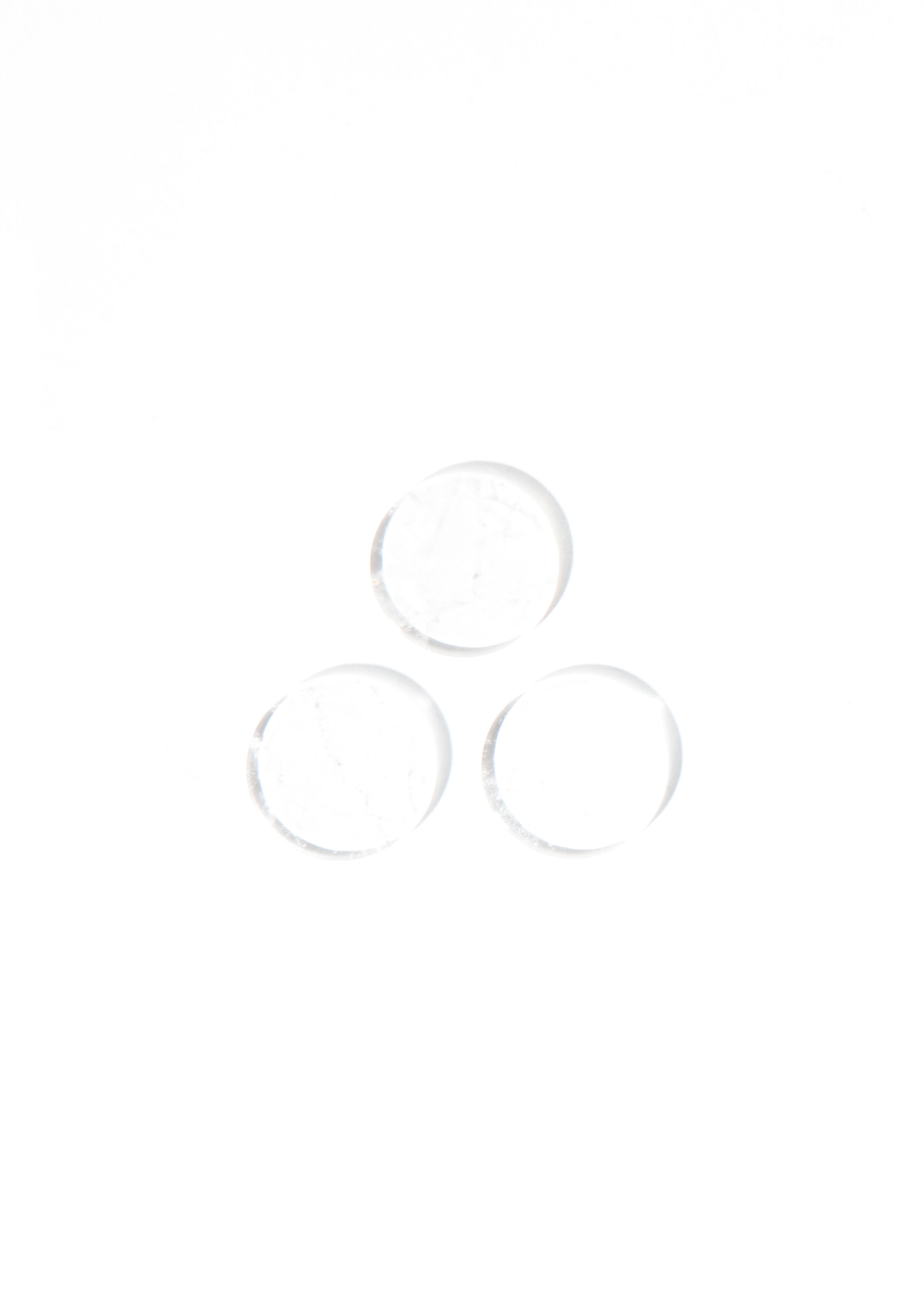 Clear Quartz Crystalette Bra & 3 Clear Quartz Stones