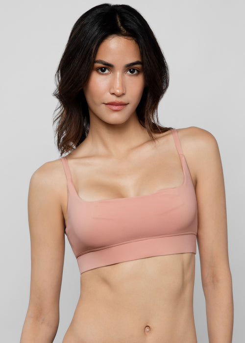 Rose Quartz Crystalette Bra & 3 Rose Quartz Stones