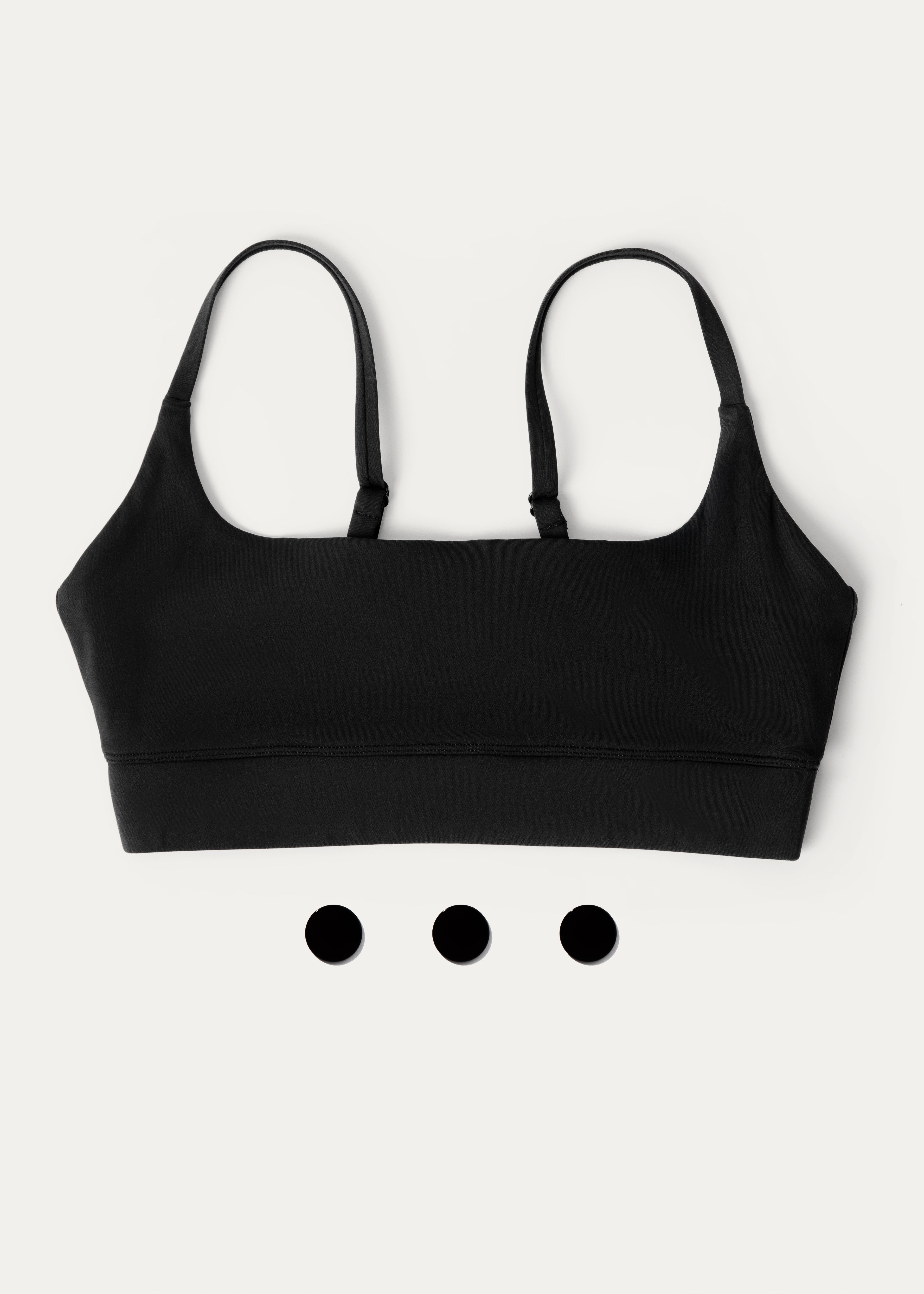 Black Crystalette Bra & 3 Obsidian Stones