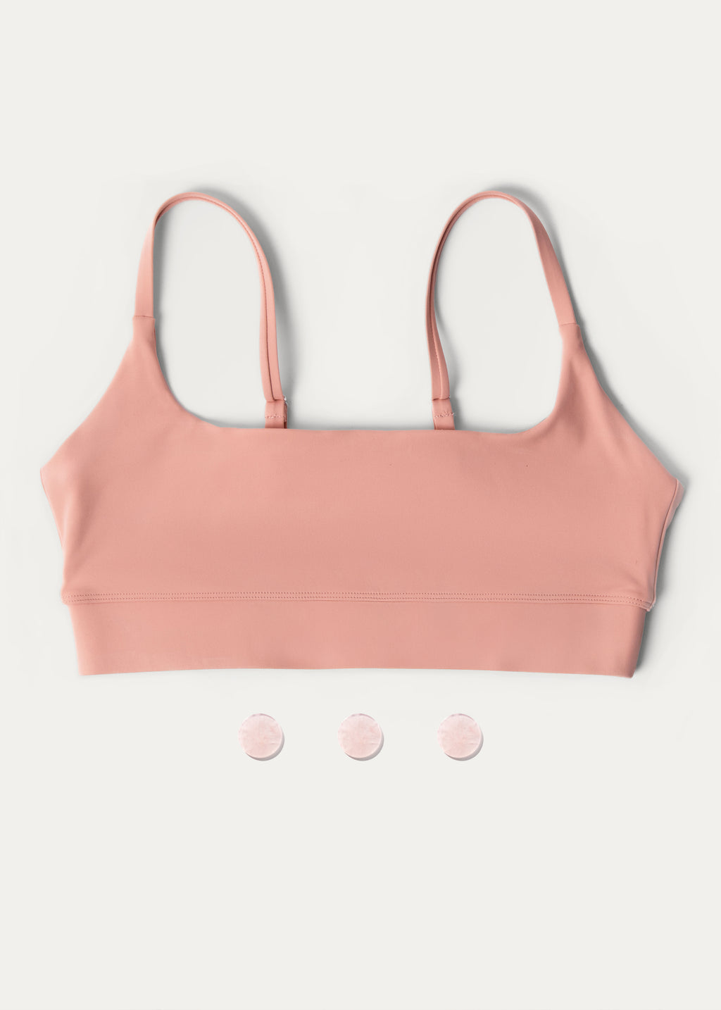 Pink Crystalette Bra & 3 Rose Quartz Stones